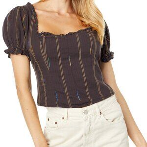 Free People Seratonin Corset Top Espresso Bean Small (Women's 4-6)